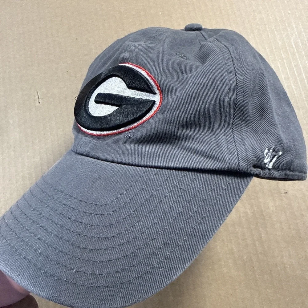 Georgia Bulldogs Gray Embroidered Baseball Cap '47 Brand